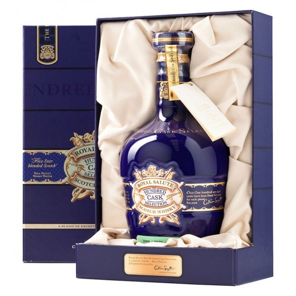 Виски шотландский «Chivas Royal Salute 100 Cask» в подарочной упаковке