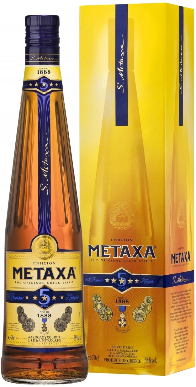 Метакса «Metaxa 5*» в подарочной упаковке
