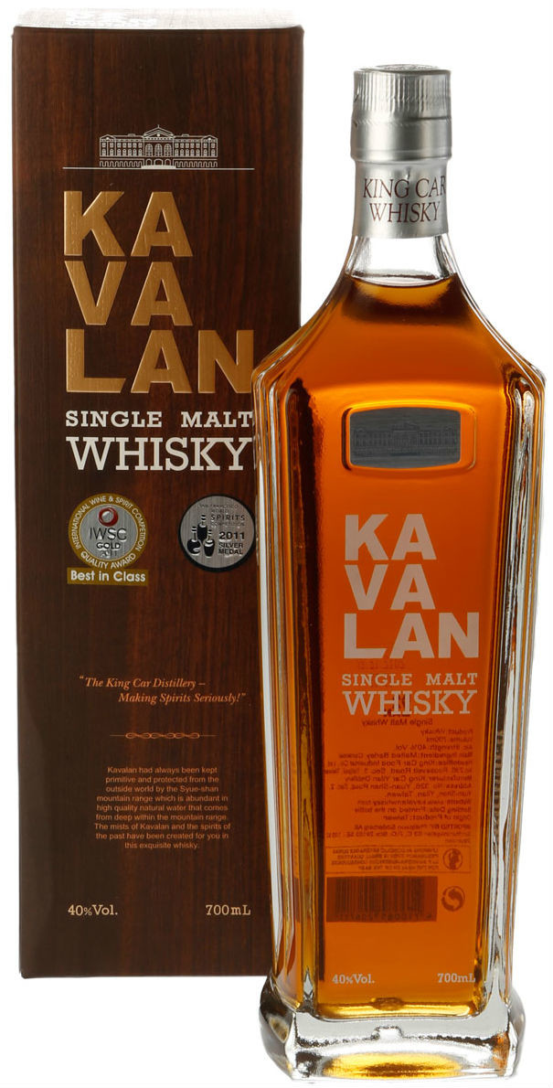 Виски «Kavalan Single Malt» в подарочной упаковке