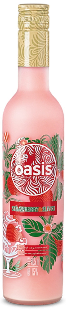 Ликер «Oasis Strawberry &amp; Slivki»