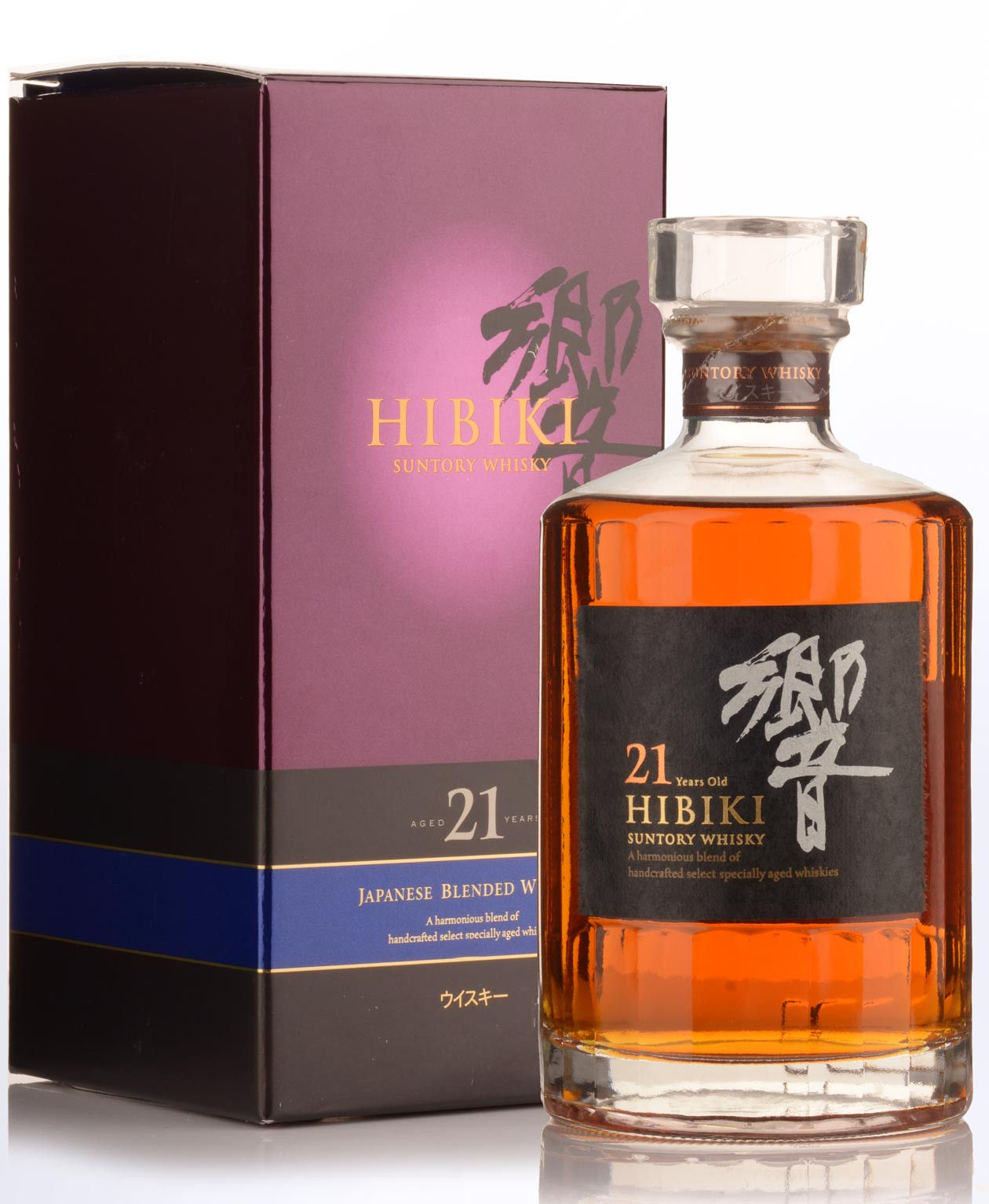 Виски «Suntory Hibiki 21 years» в подарочной упаковке