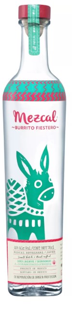 Мескаль «Burrito Fiestero Mezcal Joven Cenizo»